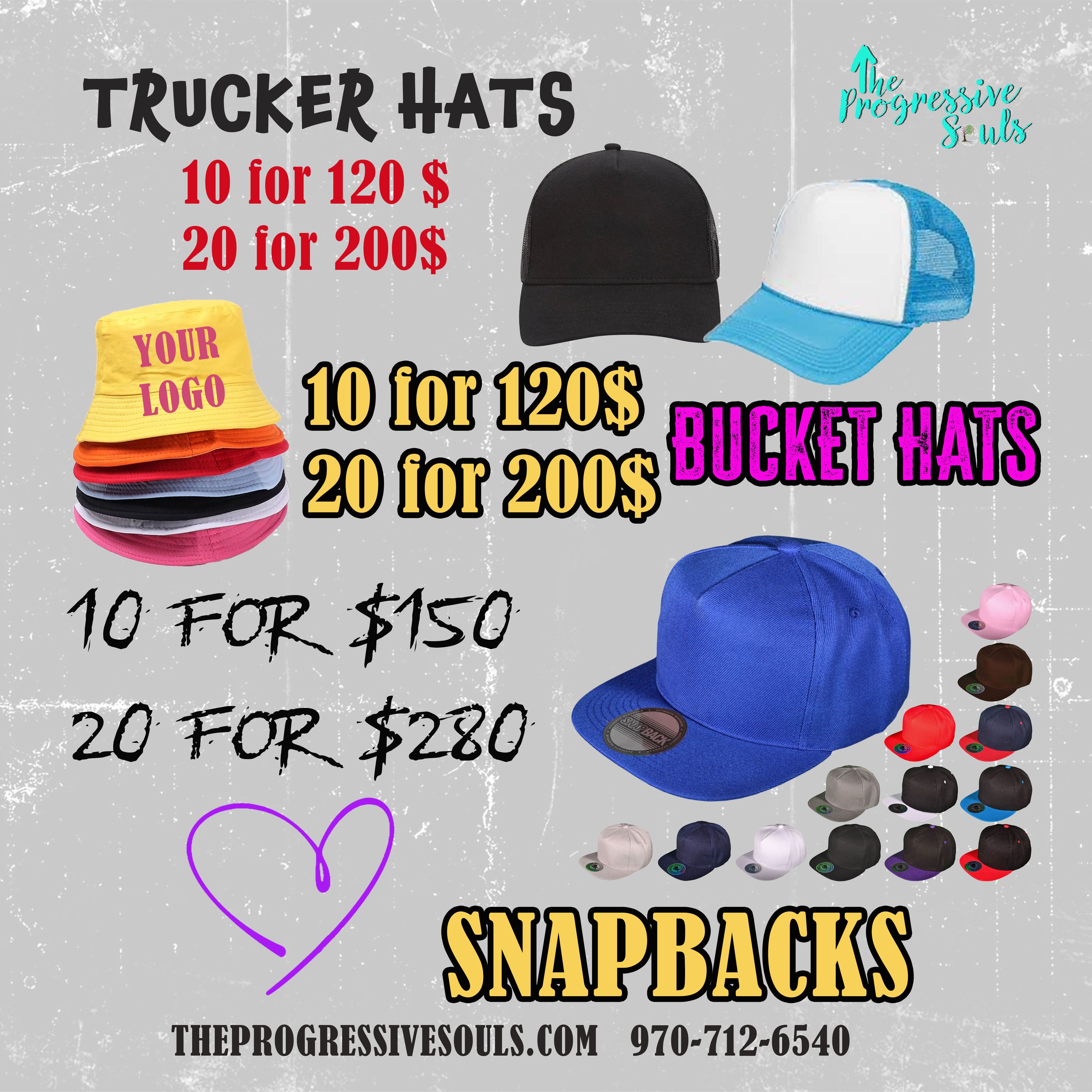 Customized Bucket Hats