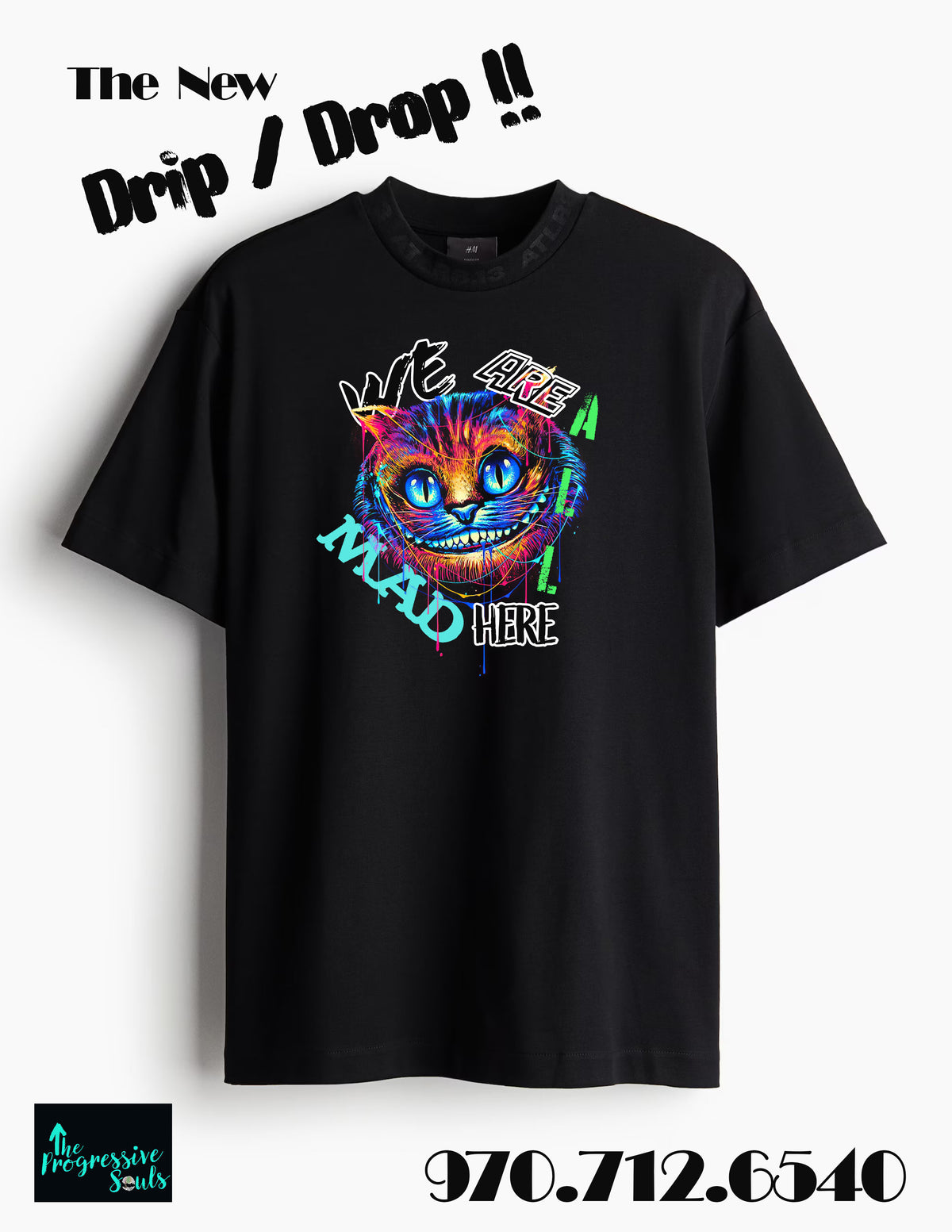 WE ARE ALL MAD HERE SHIRT