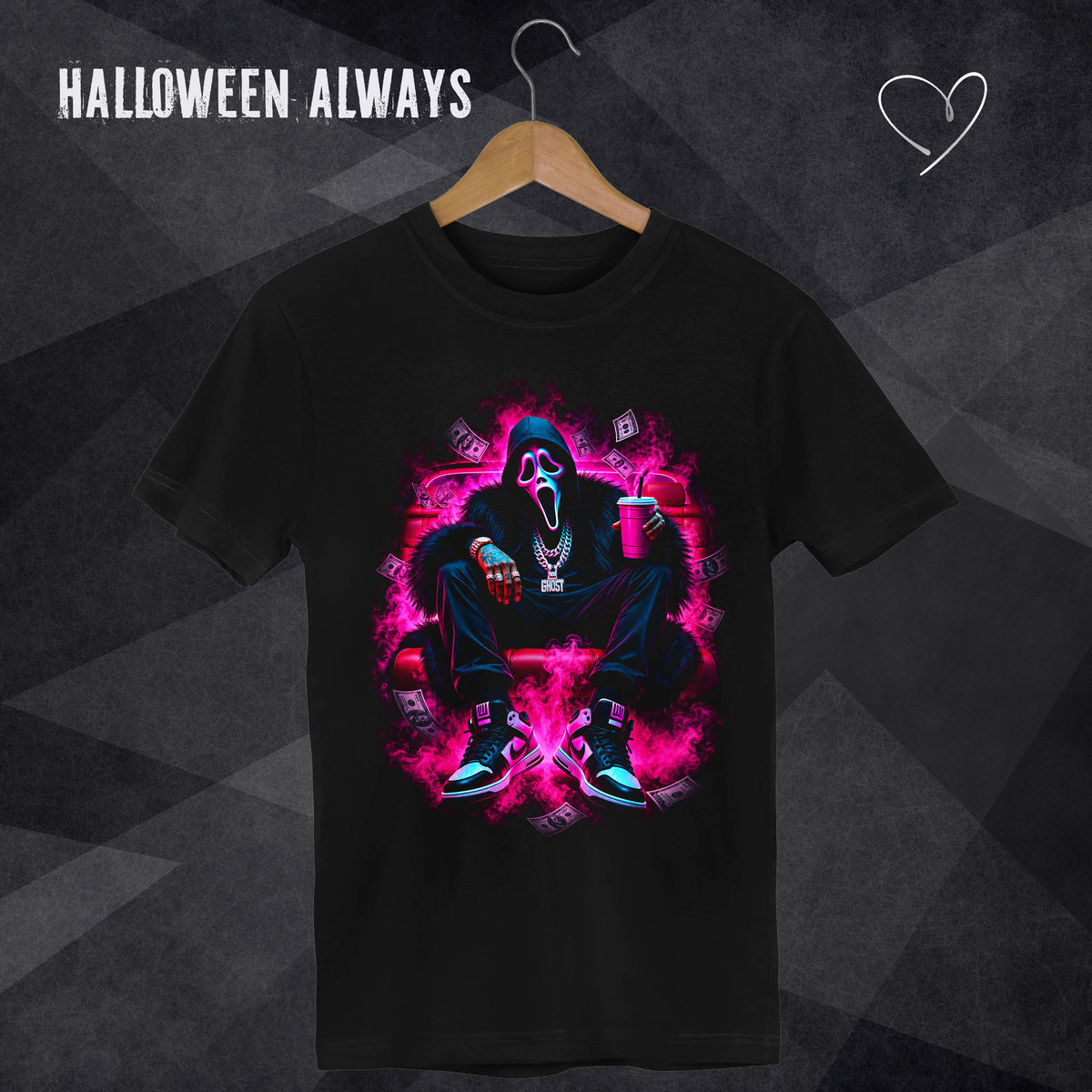 GHOSTFACE PINK DRINK TEE