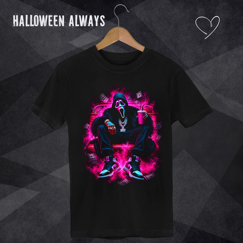 GHOSTFACE PINK DRINK TEE